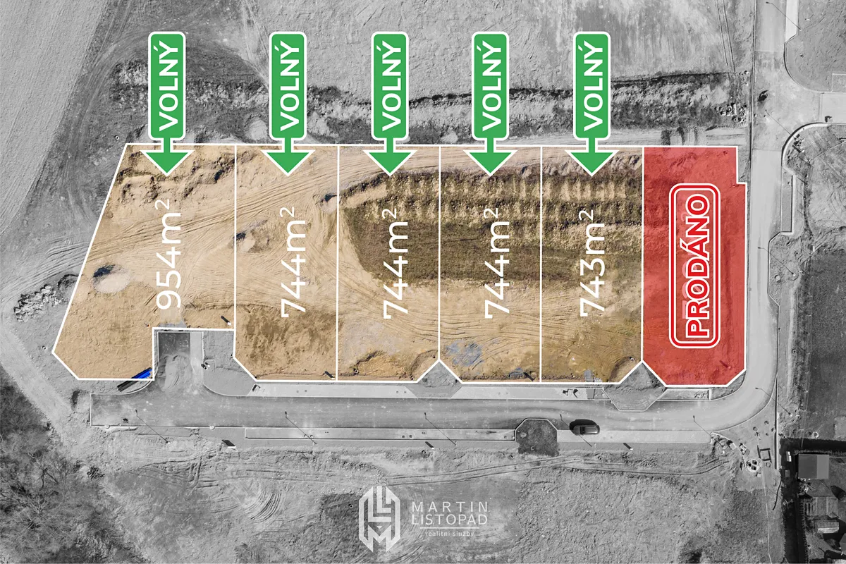 Prodej stavebního pozemku 743 m²